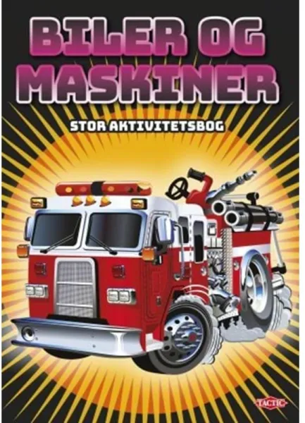 Tactic Biler og maskiner stor aktivitetsbok (96 s)