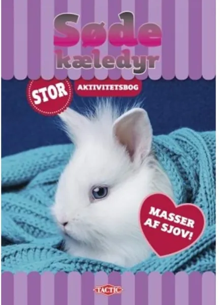 Tactic Søte Kjæledyr Stor Aktivitetsbok (96 s)