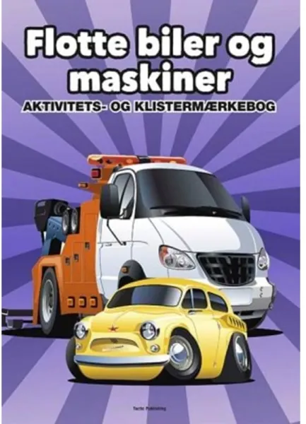 Tactic Games Fine biler og maskiner aktivitets- og klistremerkebok