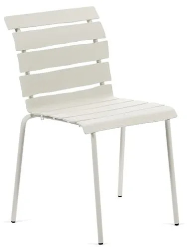 Valerie Objects Aligned Utendørs Spisebordsstol Hvit