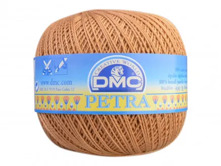 DMC Petra Nr. 5 Heklegarn Unicolor 5436 Karamell