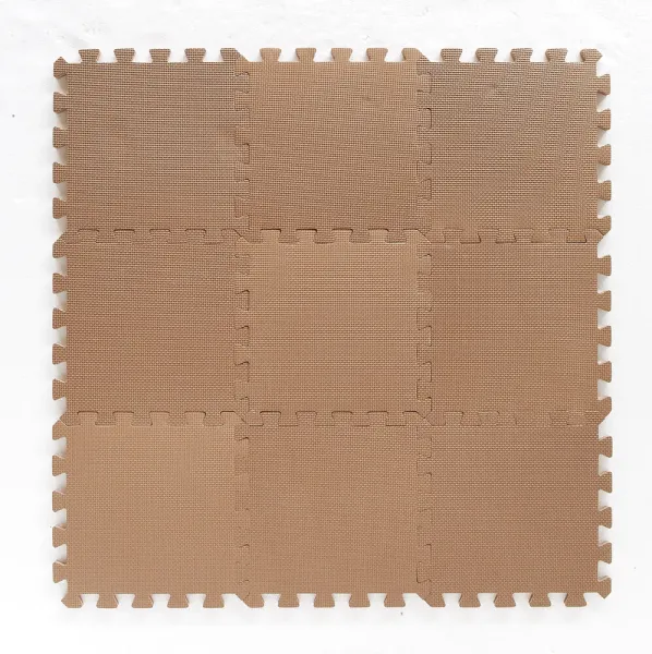 Skumleke­matte Bekids, Cappuccino 9 stk