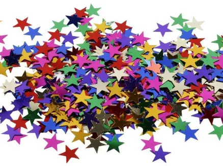 Paljetter, størrelse 10 mm, 250 g/ 1 stk.